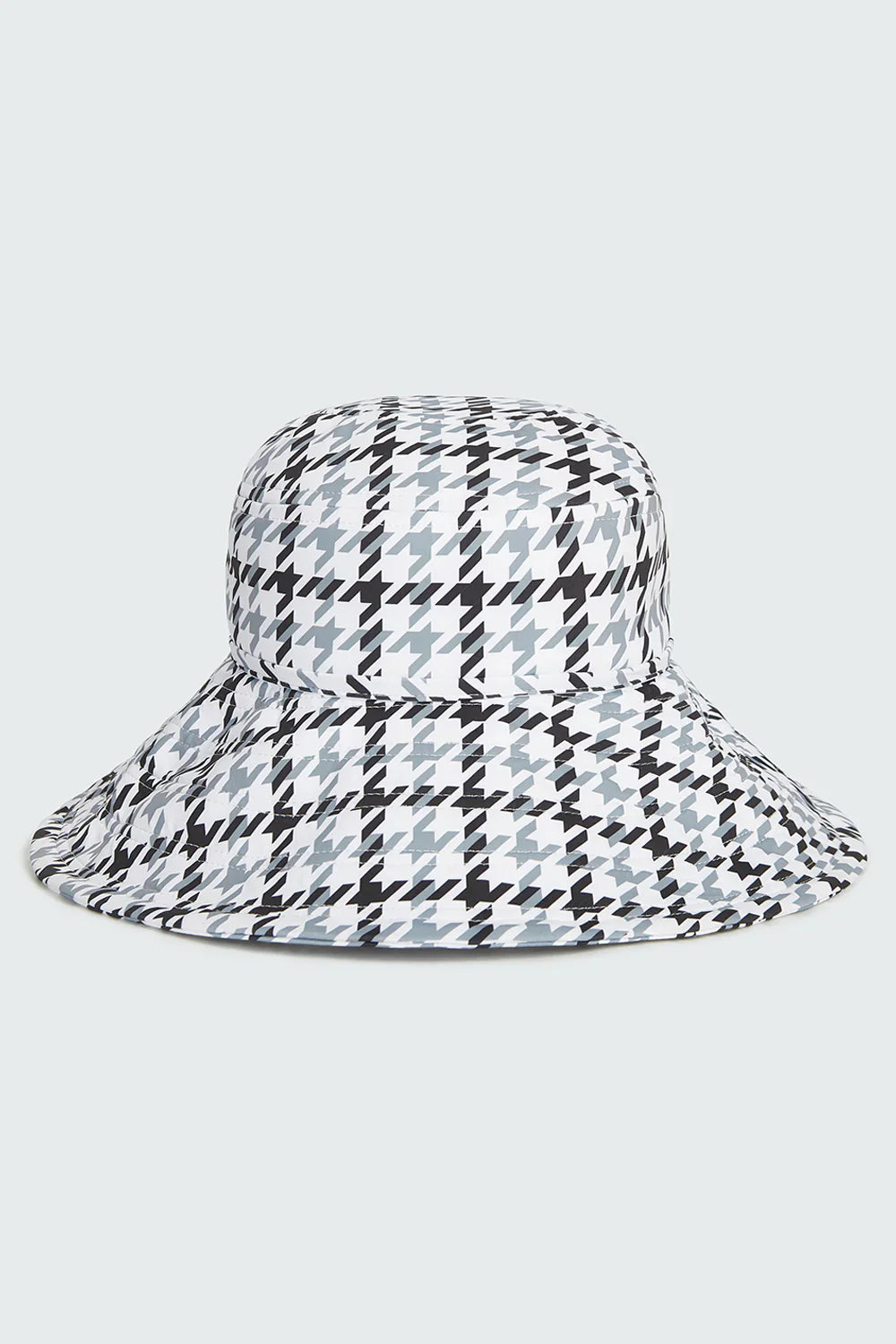 Watskin Sunwear Sienna Hat in Grey Houndstooth