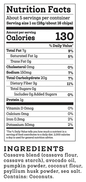 Siete Foods Grain Free Dip Chips