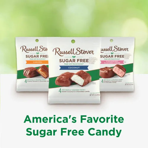 Russell Stover Chocolates Sugar Free Coconut Candies, 2 oz bag