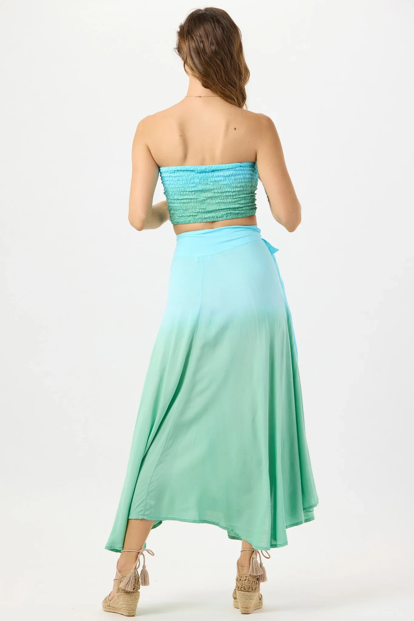 Tiare Hawaii Azure Wrap Skirt