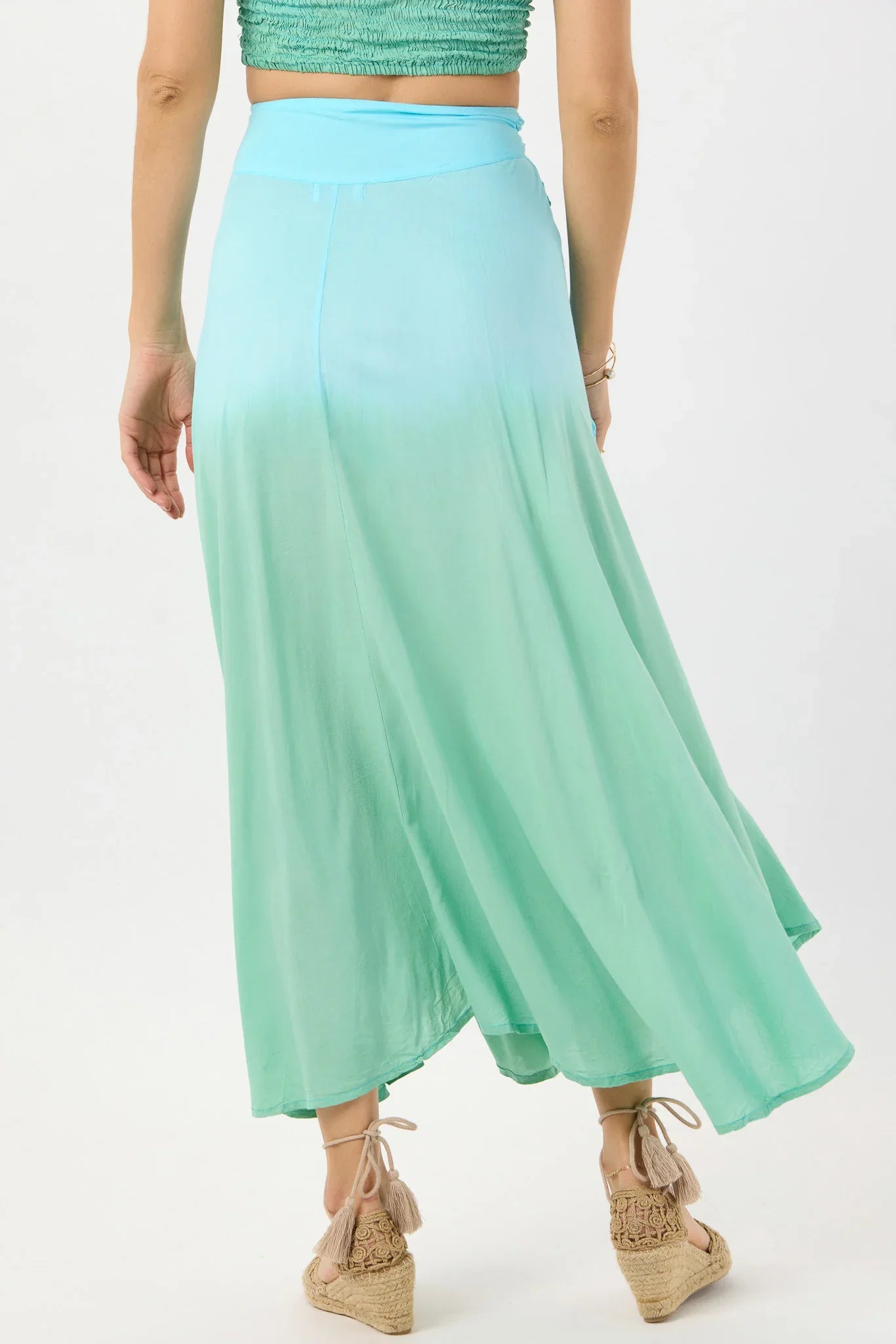 Tiare Hawaii Azure Wrap Skirt