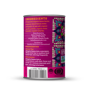 Siete Foods Refried Black Beans