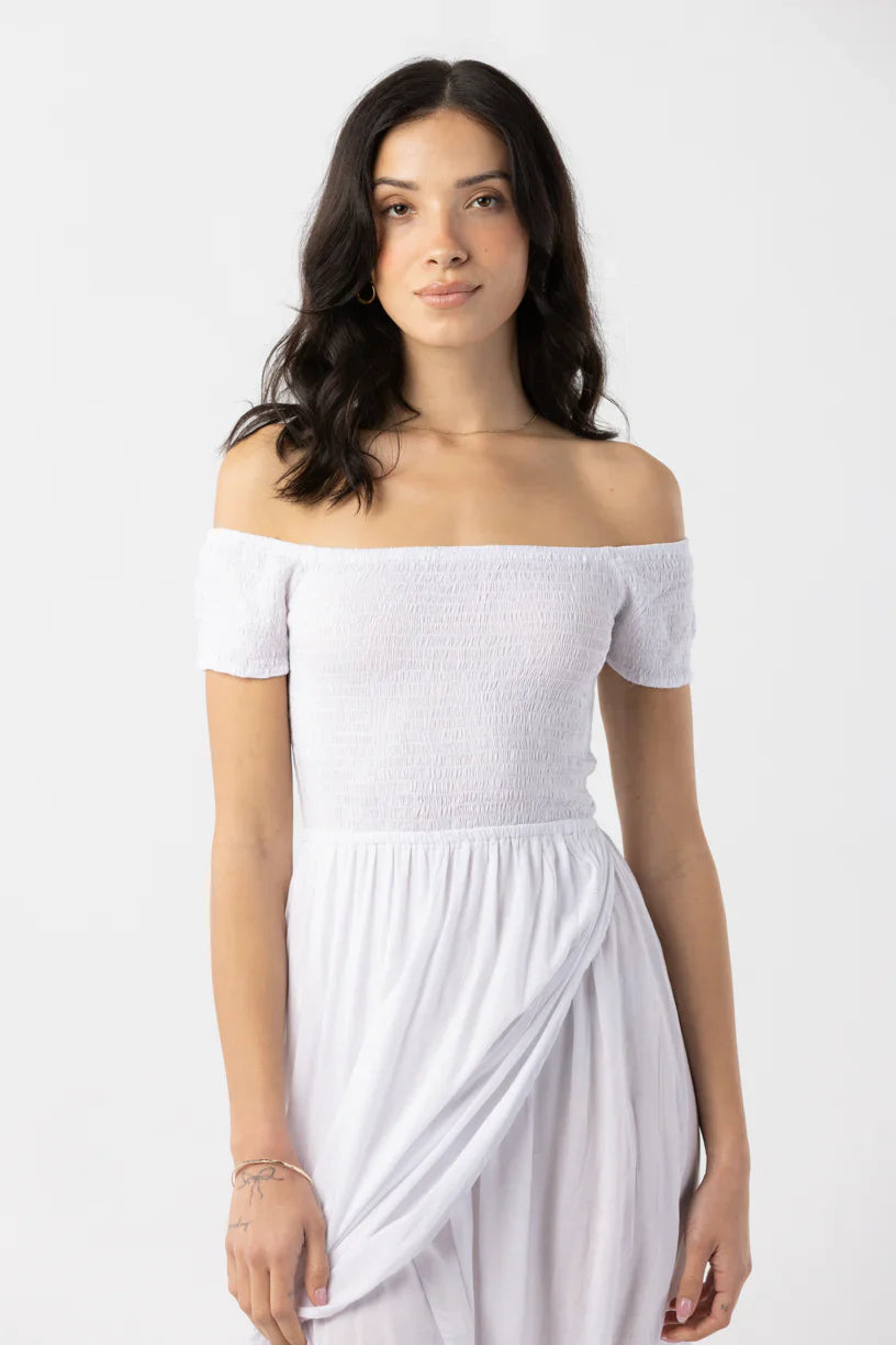 Tiare Hawaii Cheyenne Maxi Dress - White