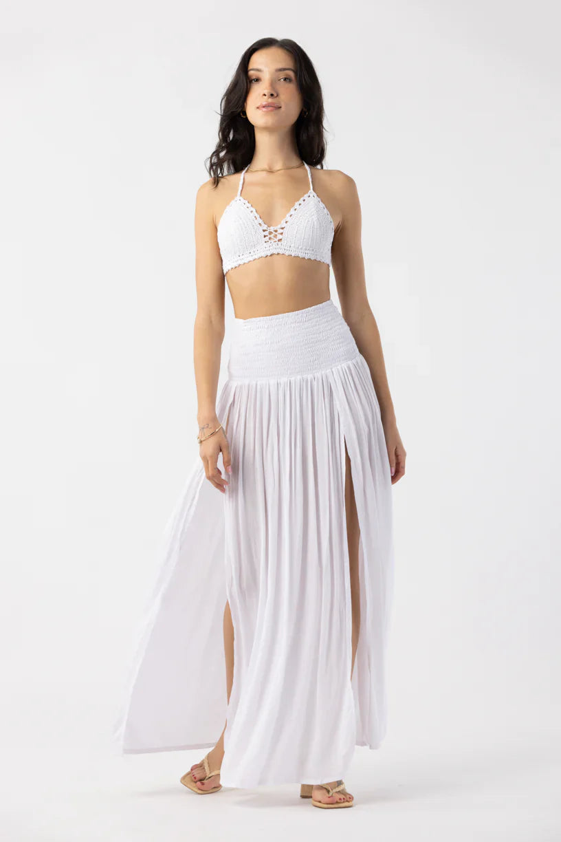 Tiare Hawaii Crochet Top - White
