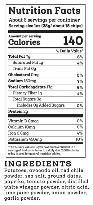 Siete Foods Kettle Cooked Spicy Dill Pickle Potato Chips