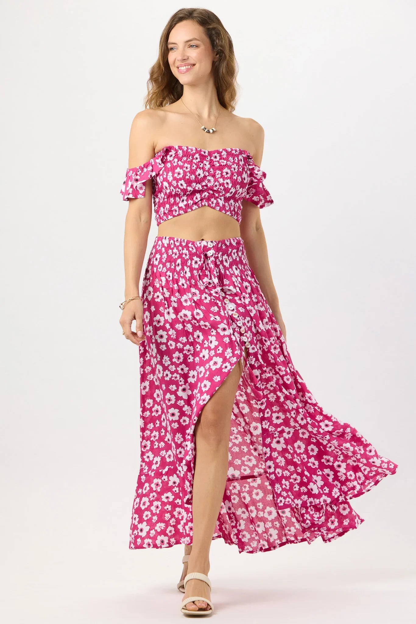 Tiare Hawaii Dakota Skirt - Bali Isle Berry