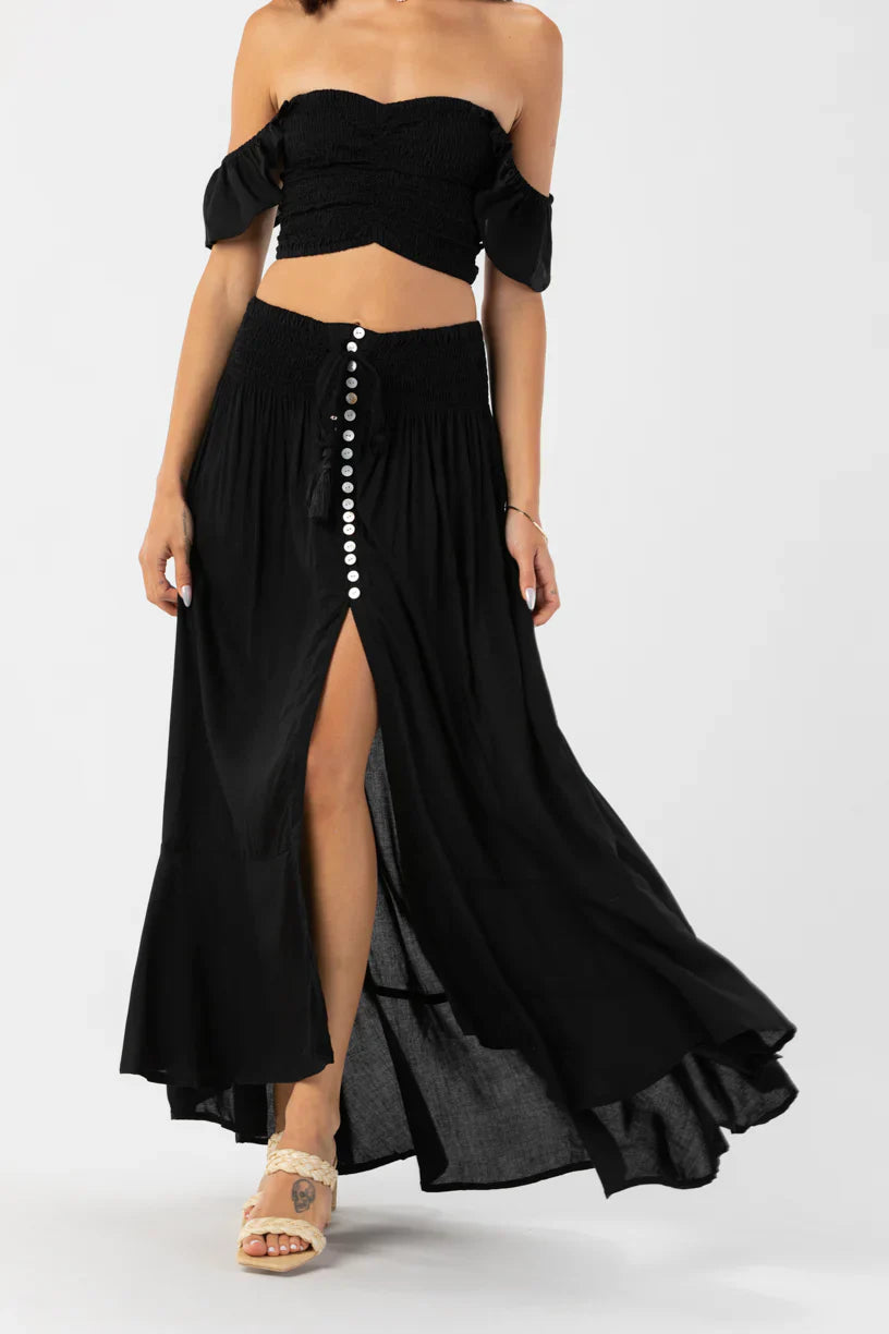 Tiare Hawaii Dakota Skirt - Black