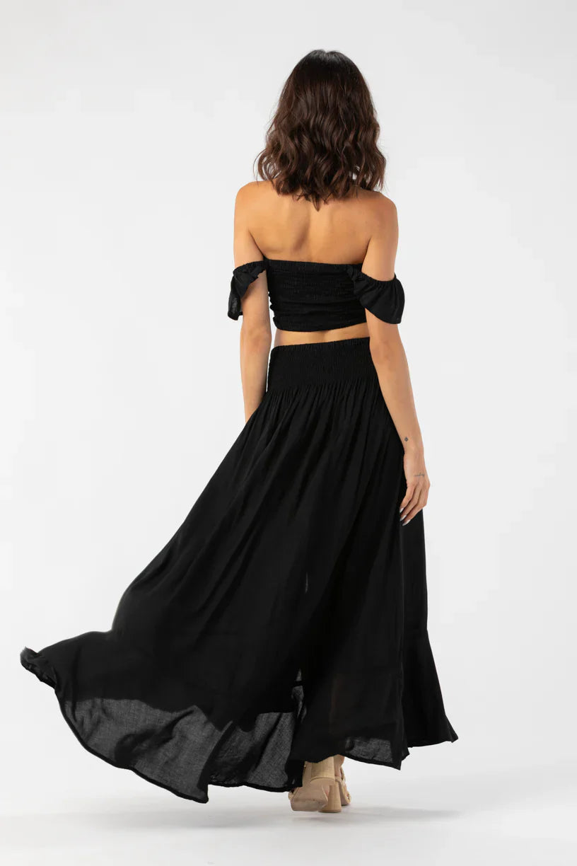 Tiare Hawaii Dakota Skirt - Black