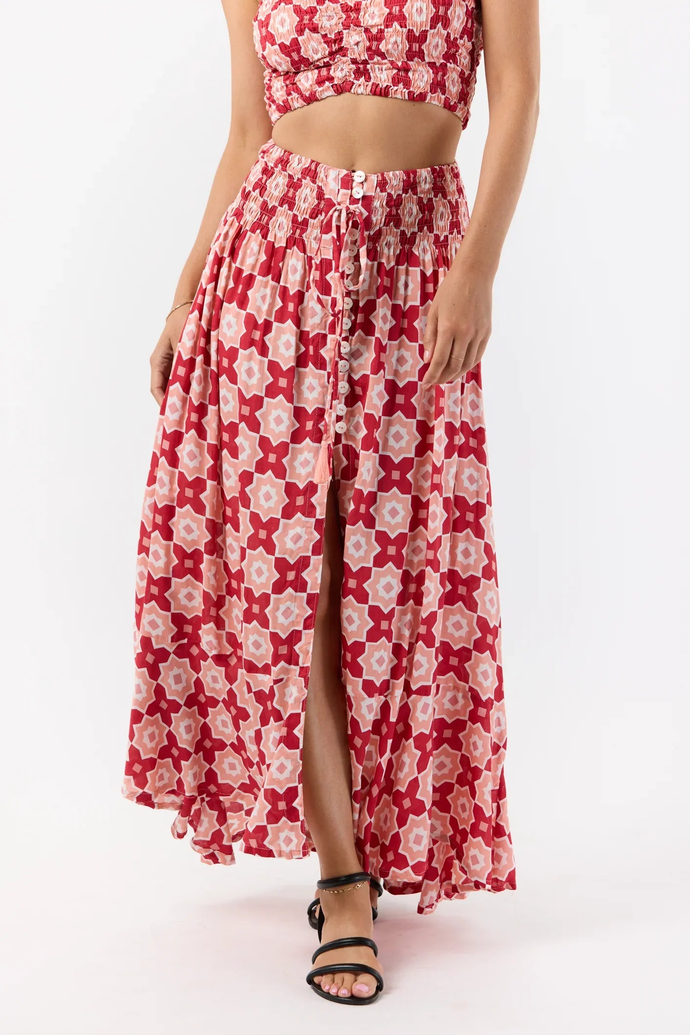 Tiare Hawaii Dakota Skirt - Casablanca Red