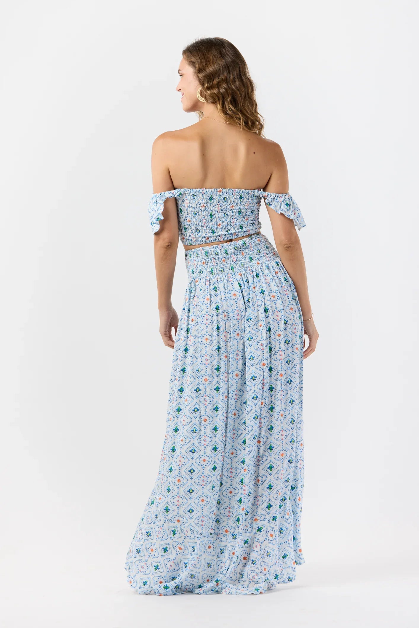 Tiare Hawaii Dakota Skirt Naturals - Sedona Blue