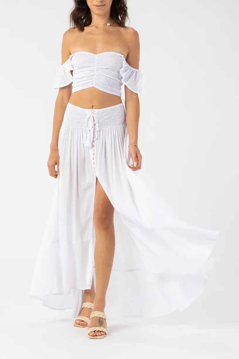 Tiare Hawaii Dakota Skirt - White