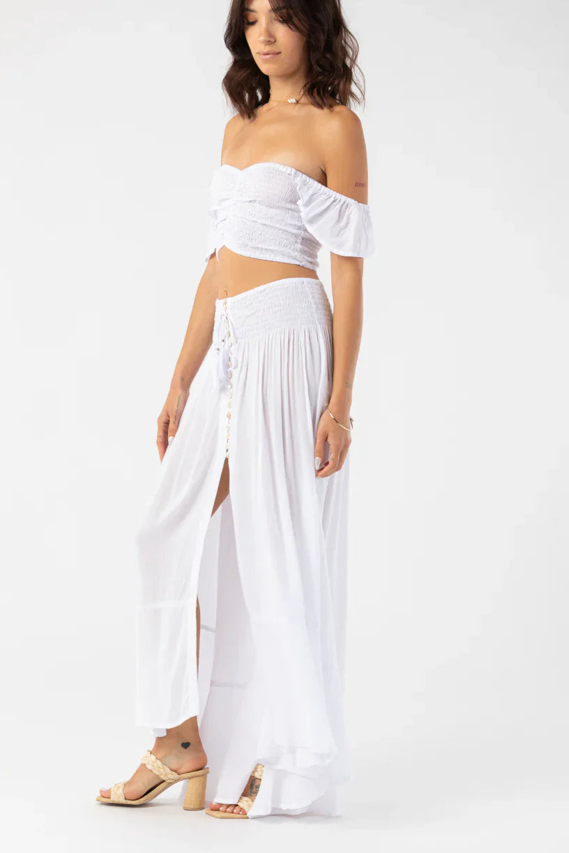 Tiare Hawaii Dakota Skirt - White