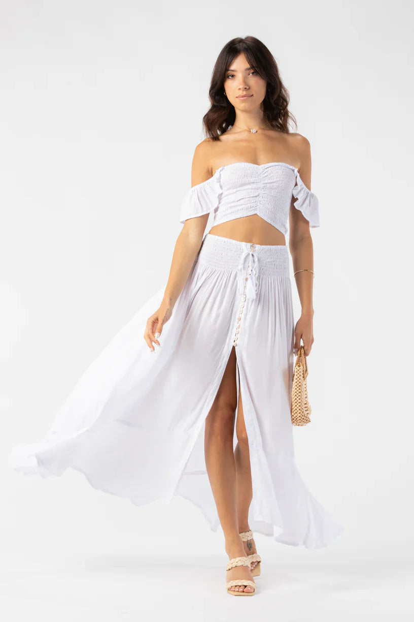 Tiare Hawaii Dakota Skirt - White