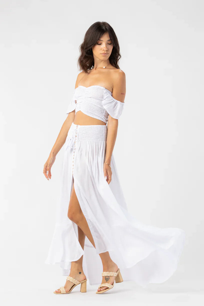 Tiare Hawaii Dakota Skirt - White