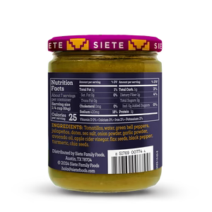 Siete Foods Green Enchilada Sauce