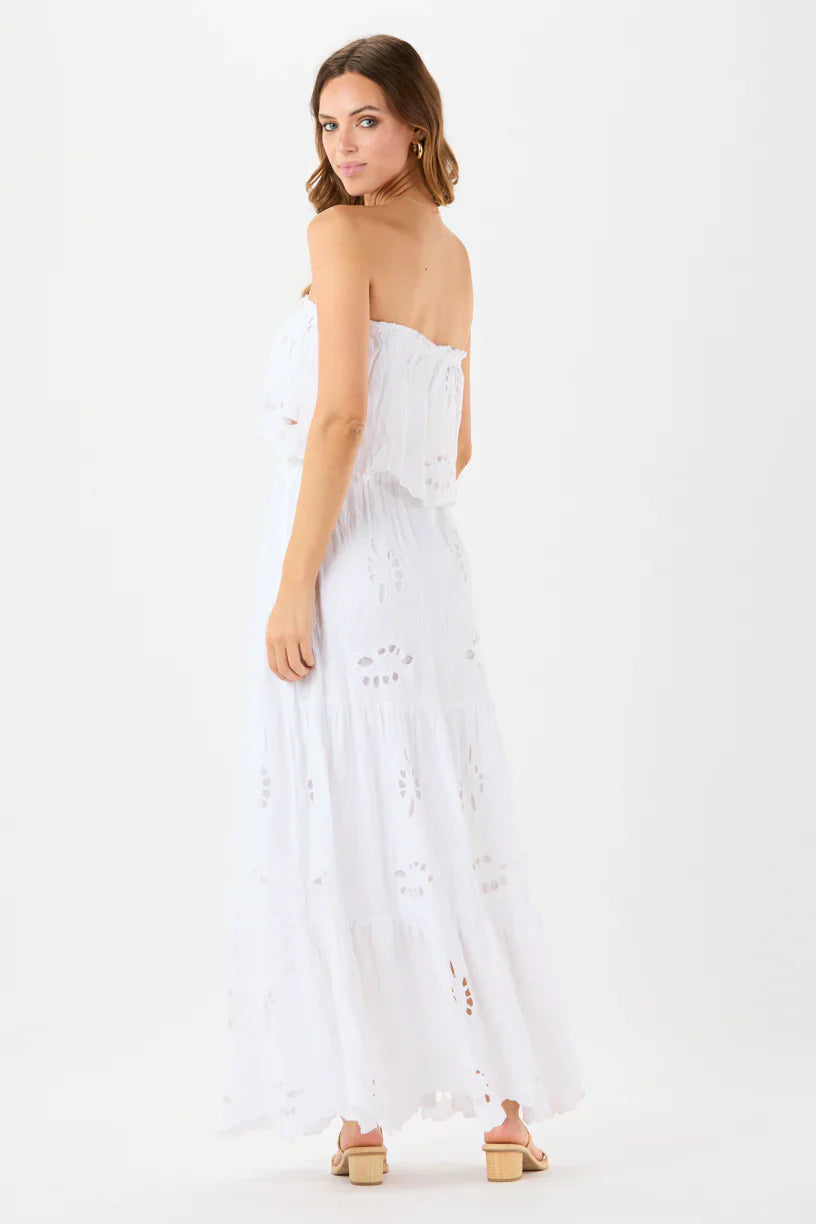 Tiare Hawaii Heliconia Skirt - White