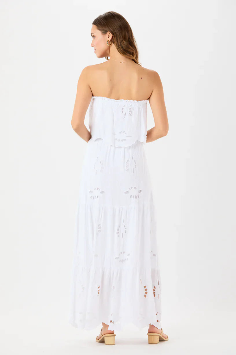Tiare Hawaii Heliconia Skirt - White