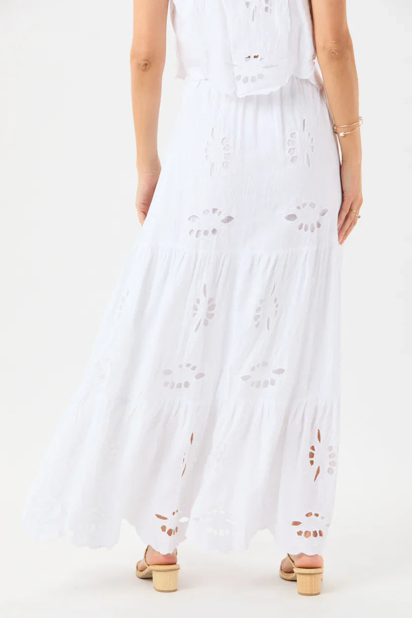Tiare Hawaii Heliconia Skirt - White