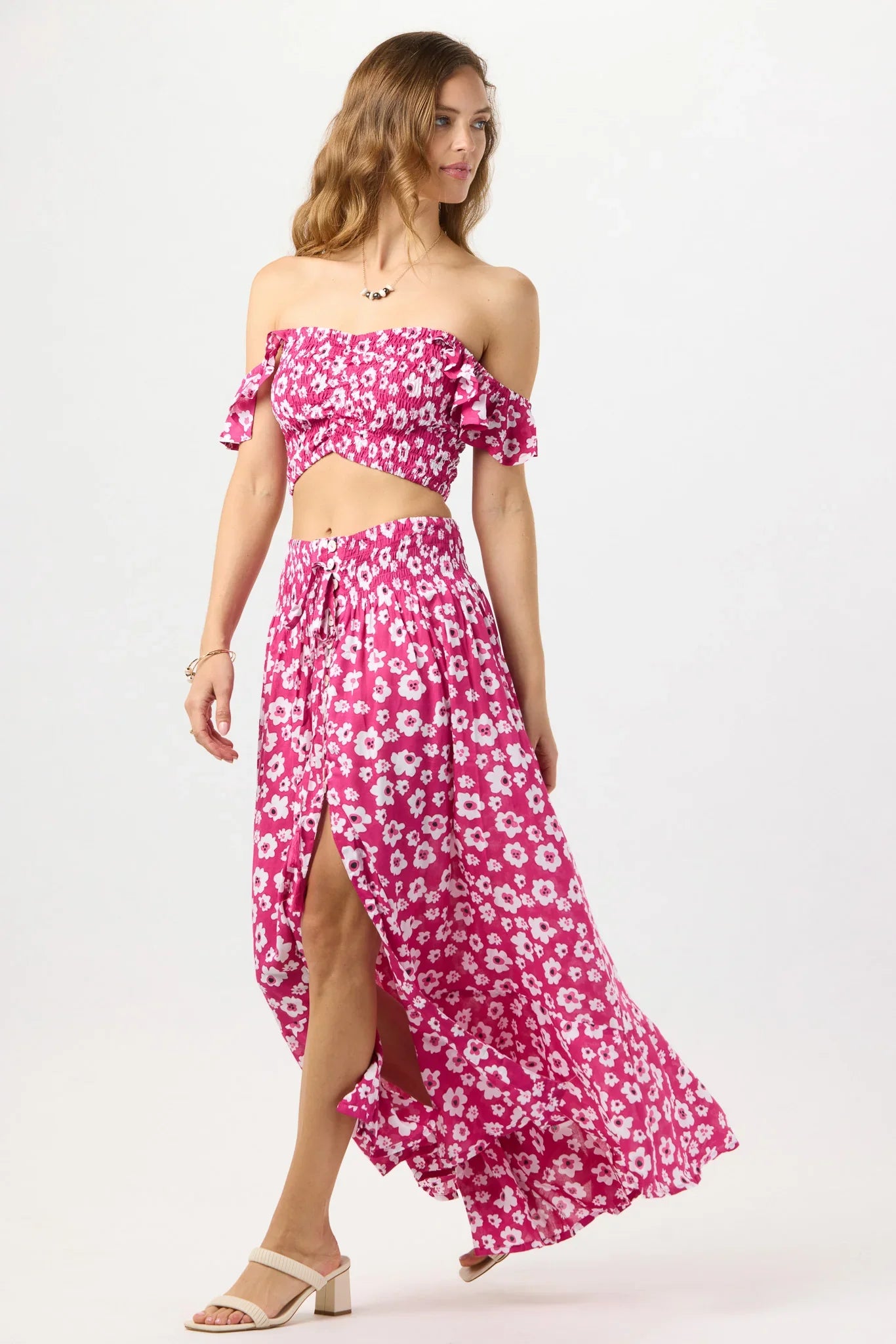 Tiare Hawaii Hollie Crop Top - Bali Isle Berry