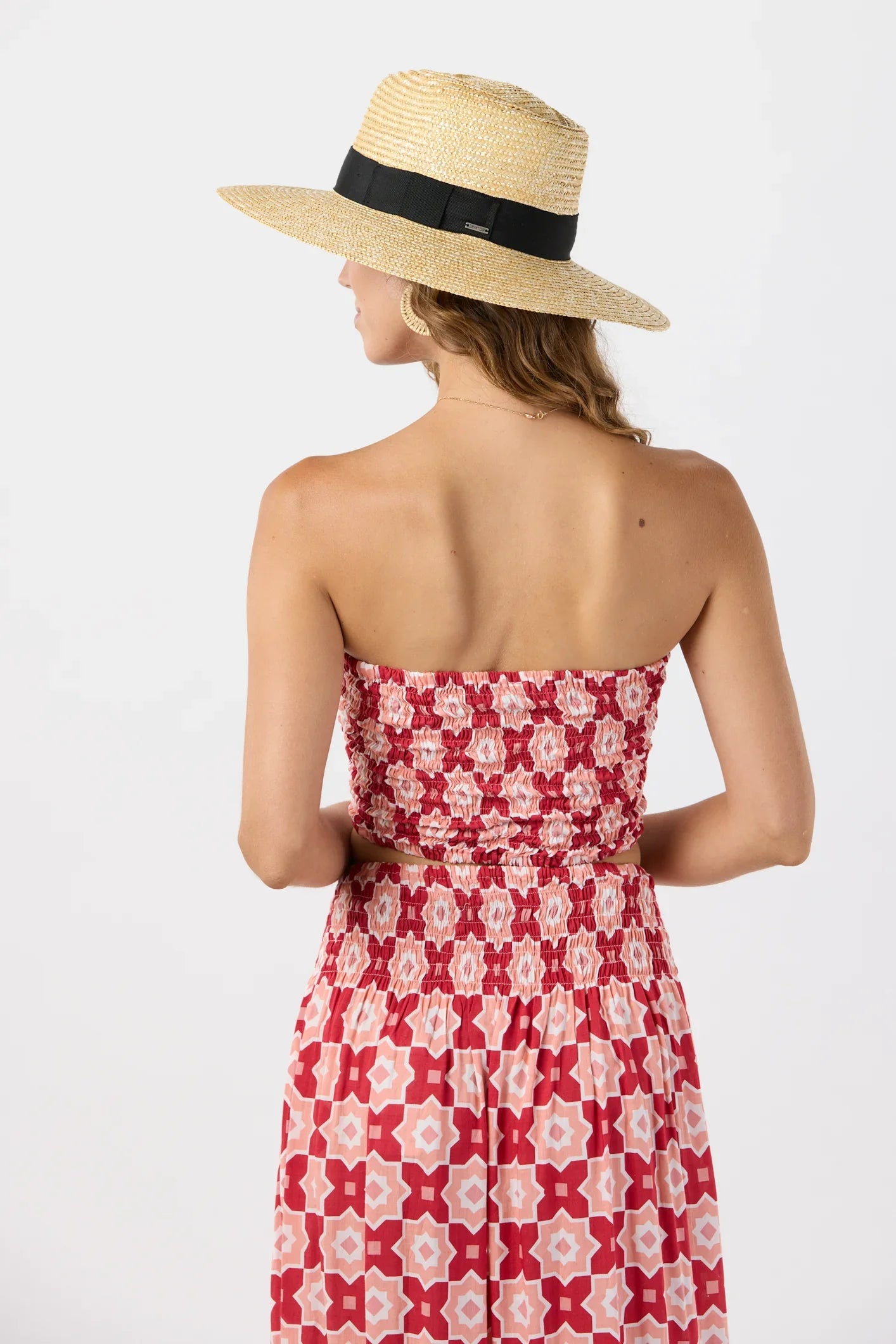 Tiare Hawaii Hollie Crop Top Sleeveless - Casablanca Red