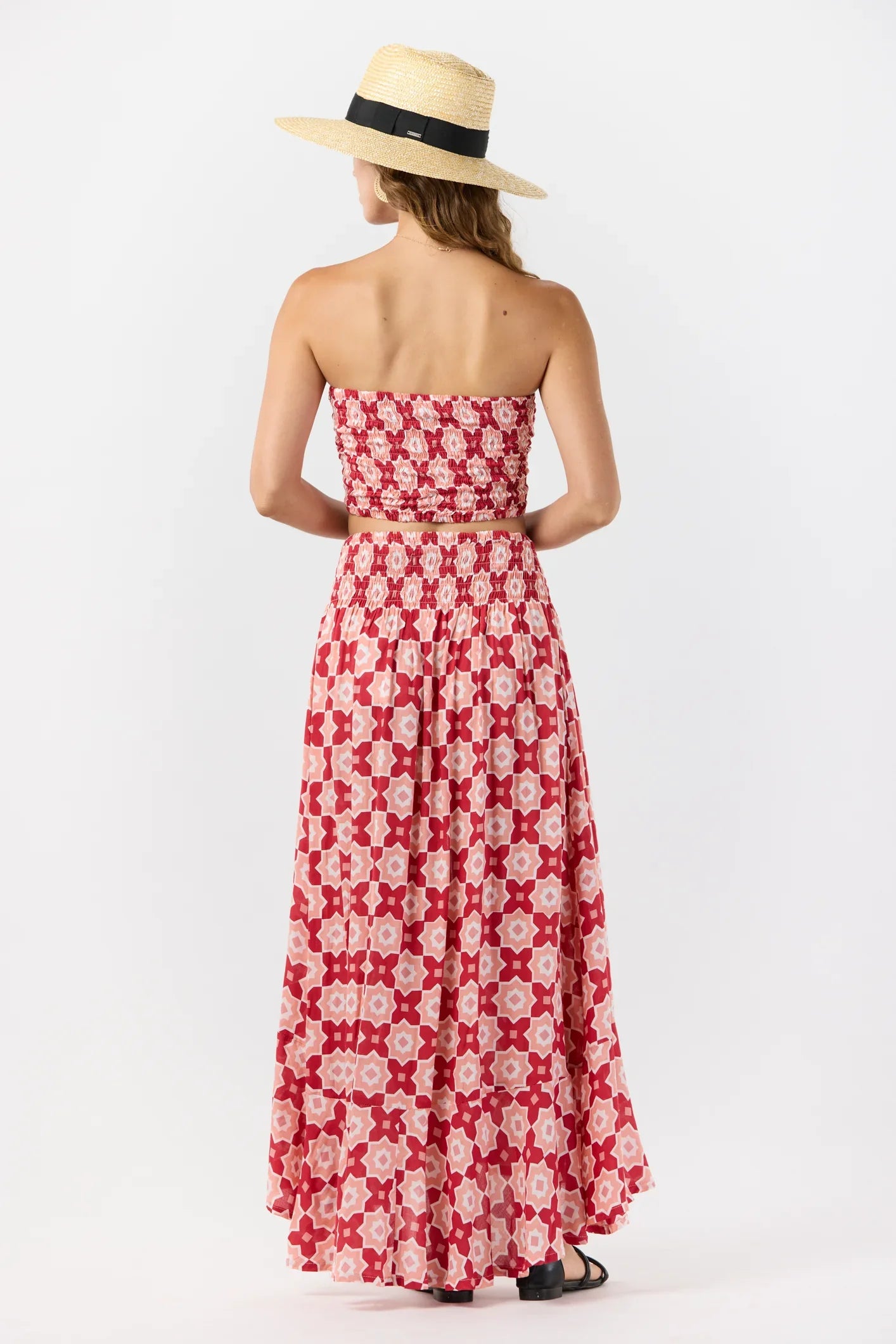 Tiare Hawaii Hollie Crop Top Sleeveless - Casablanca Red