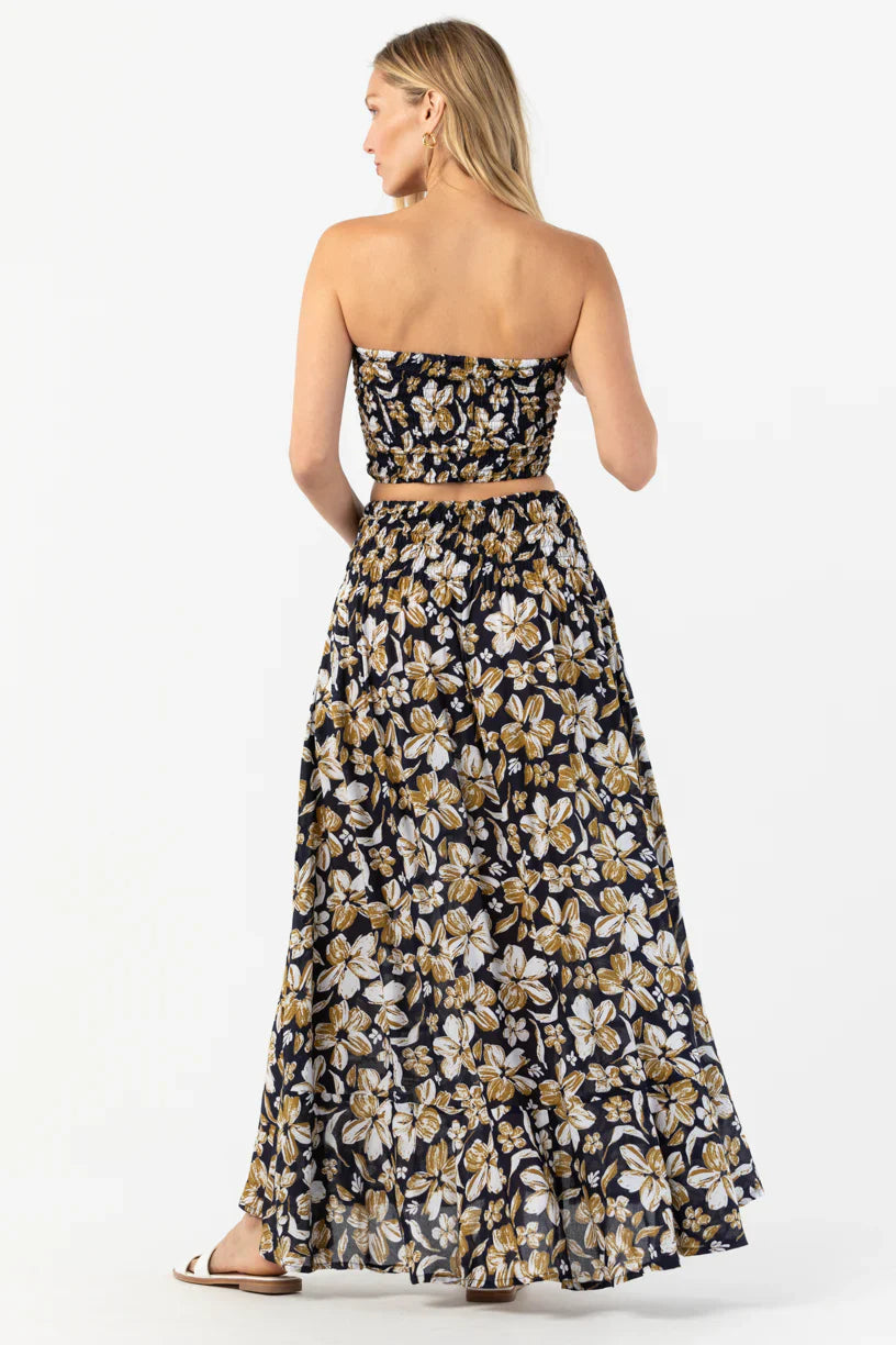 Tiare Hawaii Hollie Crop Top Sleeveless - Lihue Black