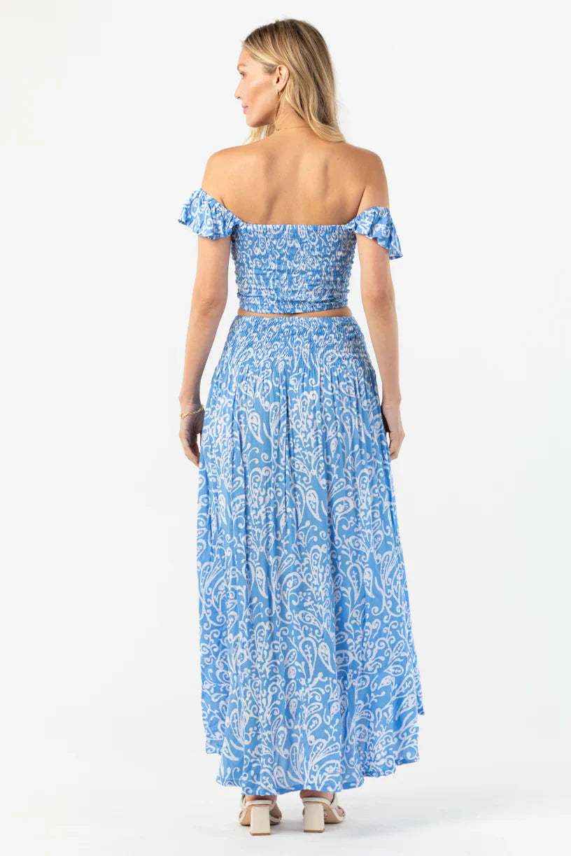 Tiare Hawaii Hollie Crop Top - Sky Sun