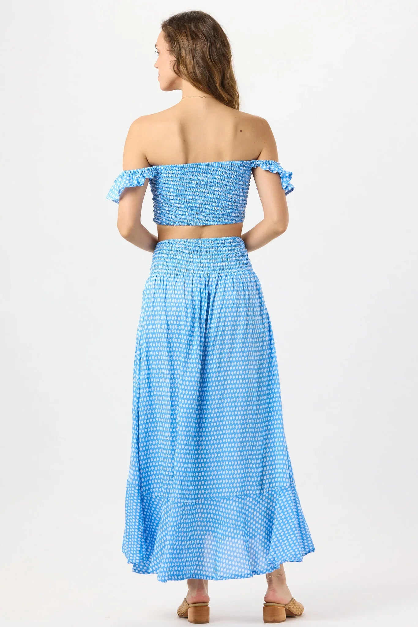 Tiare Hawaii Hollie Crop Top - Sleet Sky