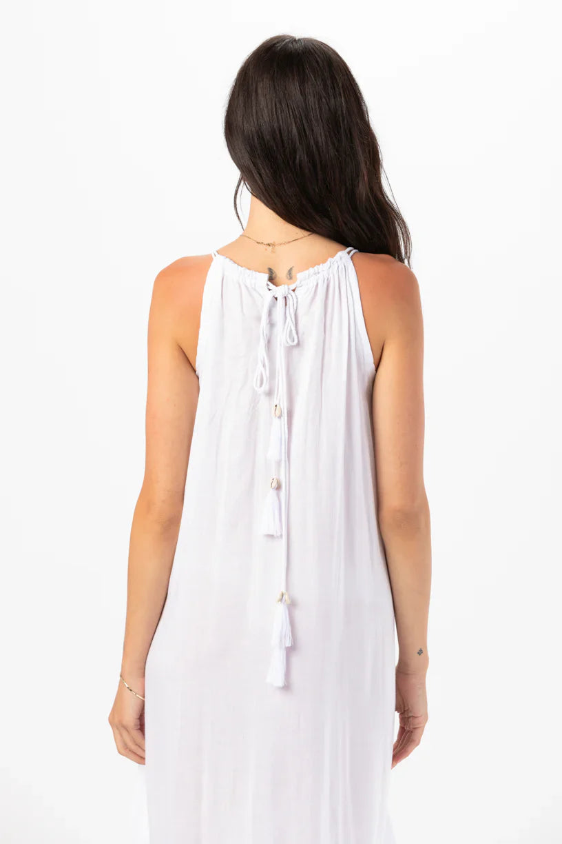 Tiare Hawaii Love Letters Maxi Dress - White