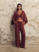 The Handloom Lucid Flow Tie Pants