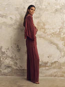 The Handloom Lucid Flow Tie Pants