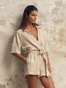 The Handloom Lucid Flow Tie Shorts