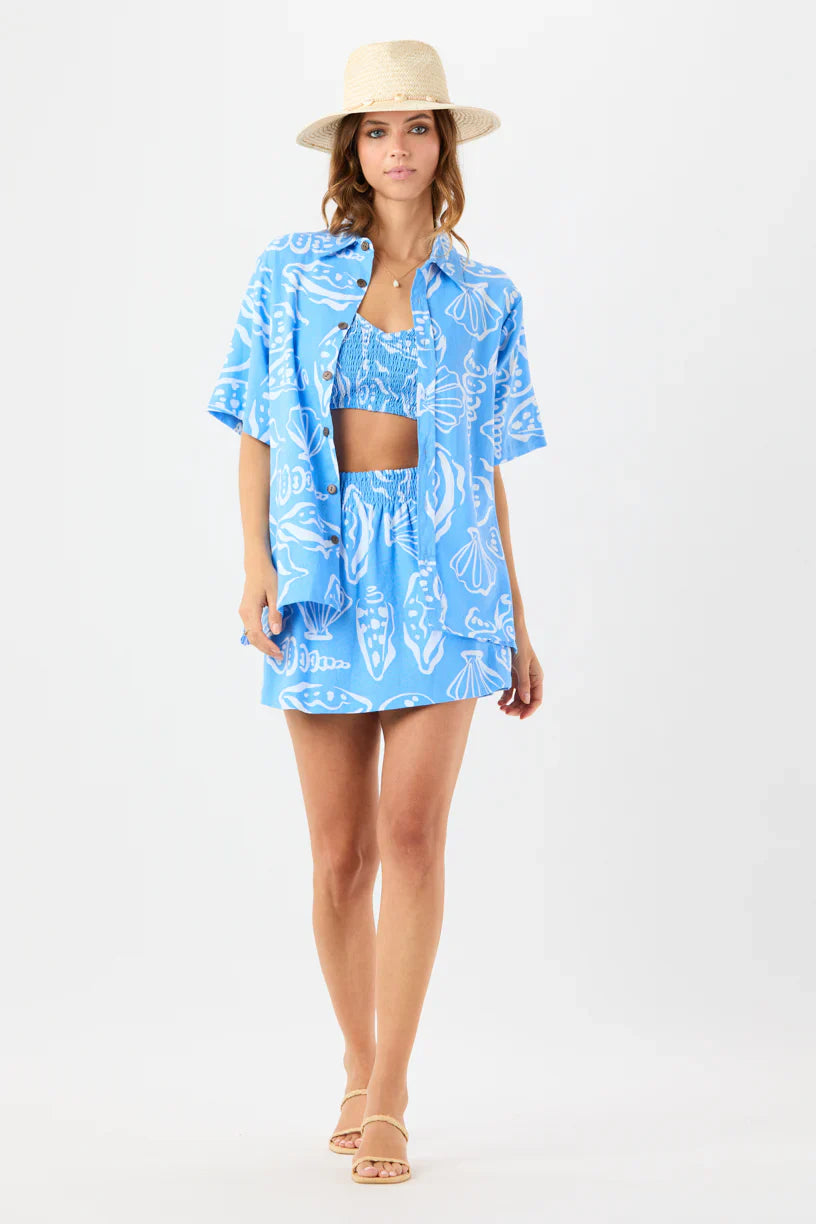Tiare Hawaii Minnow Top - Seashells Sky