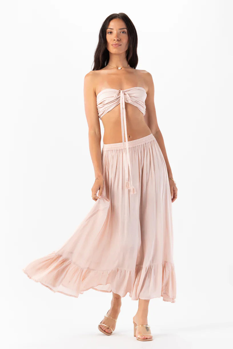 Tiare Hawaii Palma Crop Top - Nude