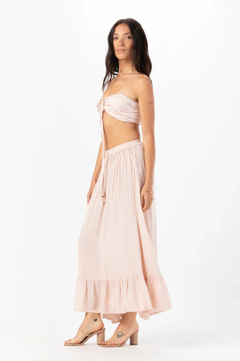 Tiare Hawaii Palma Crop Top - Nude