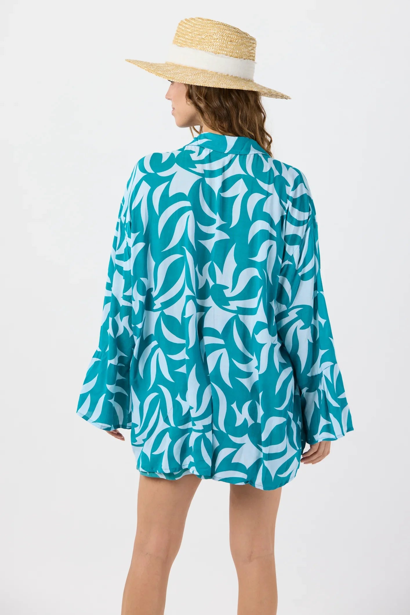 Tiare Hawaii Rica Top - Abstract Geo Tosca