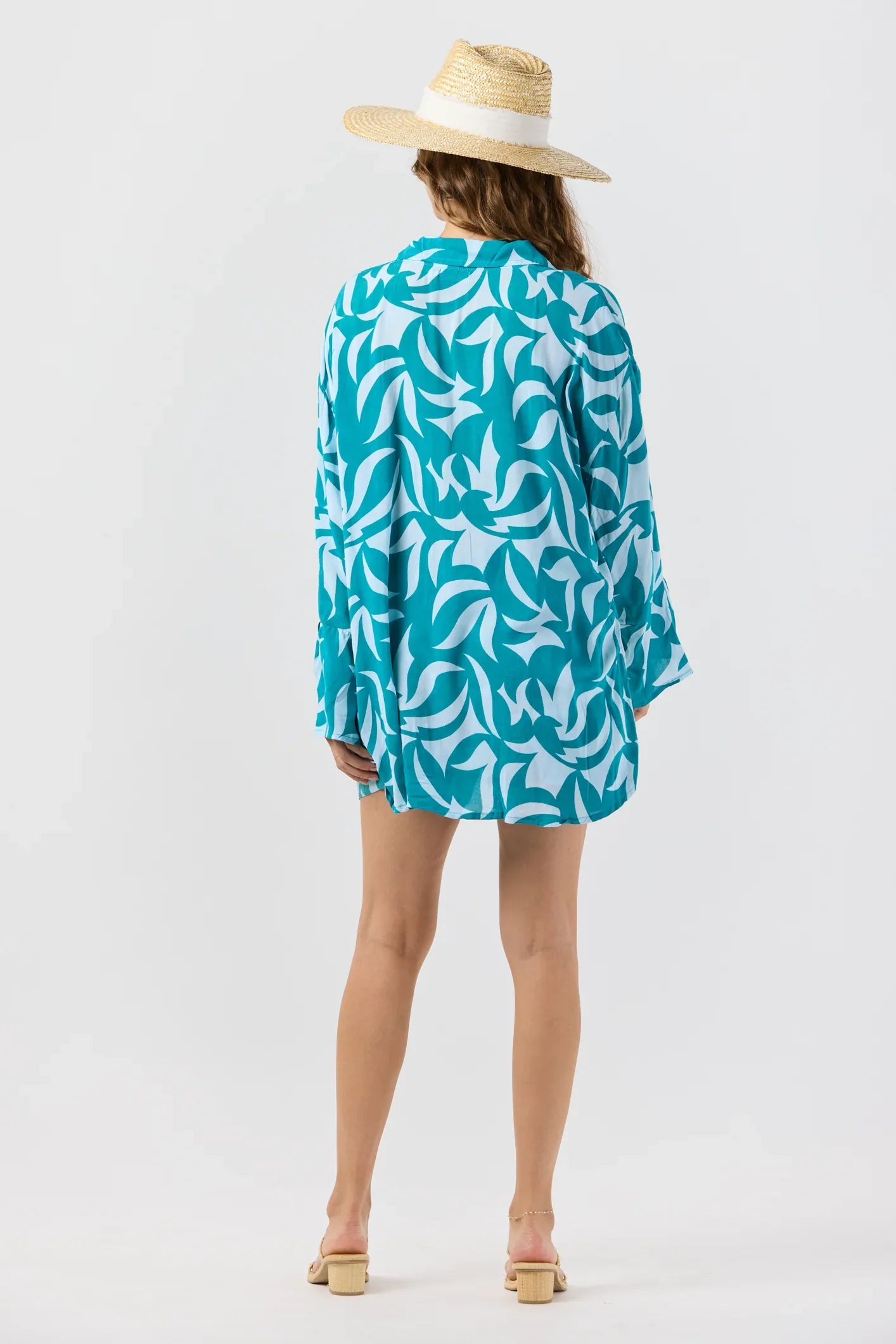 Tiare Hawaii Rica Top - Abstract Geo Tosca