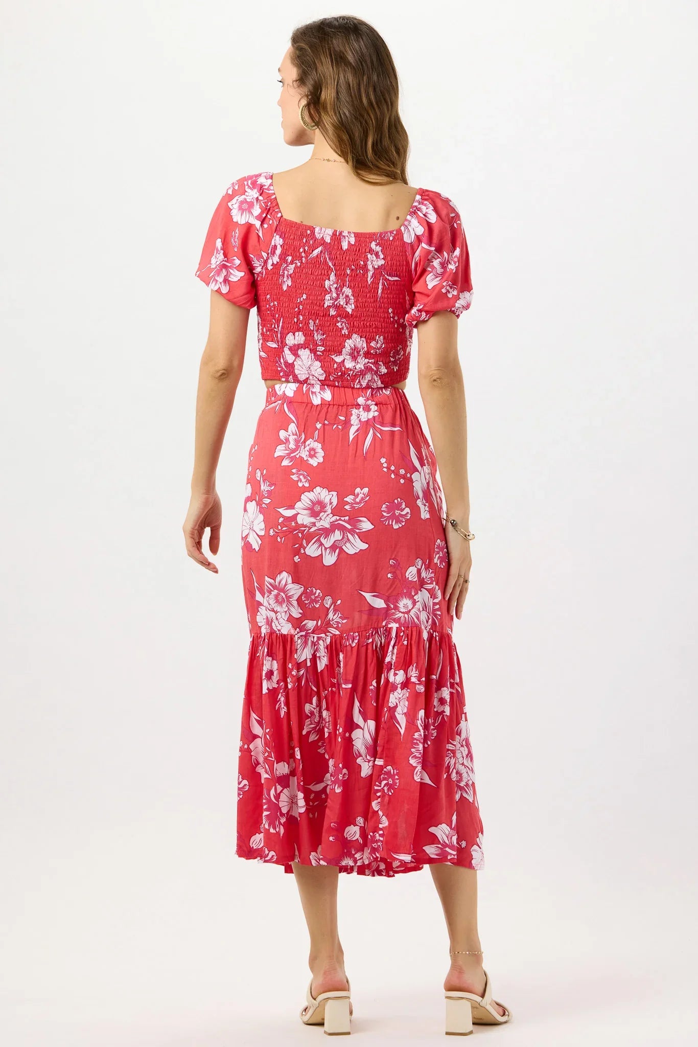 Tiare Hawaii Selkie Skirt - Blooming Orchid Red