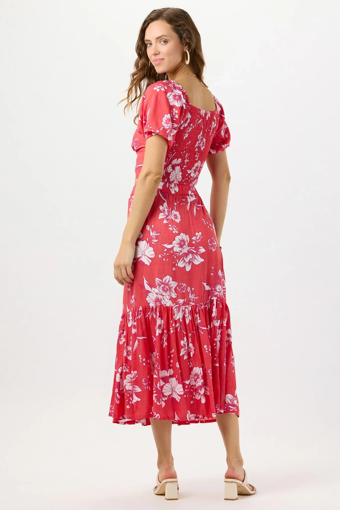 Tiare Hawaii Selkie Skirt - Blooming Orchid Red