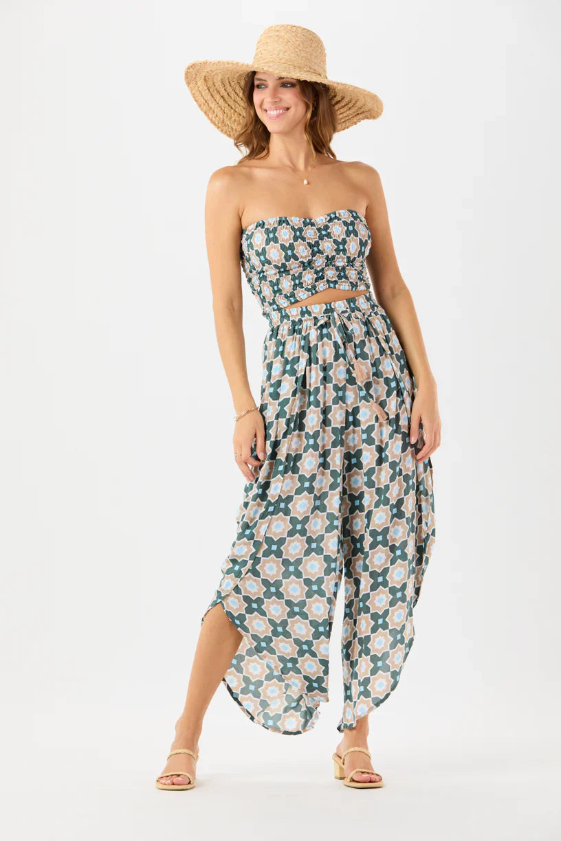 Tiare Hawaii Shoreline Pant - Casablanca Moss Sand
