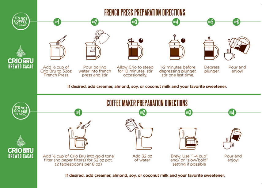 Crio Bru Mini Sampler Starter Set with French Press