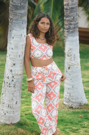 Tiare Hawaii Crete Top - Spanish Tiles Peach