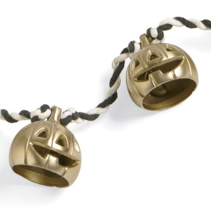 Grandin Road Pumpkin Bell Garland
