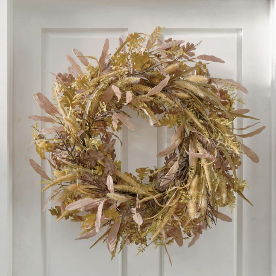 Grandin Road Earthly Thrill Wreath, 28"