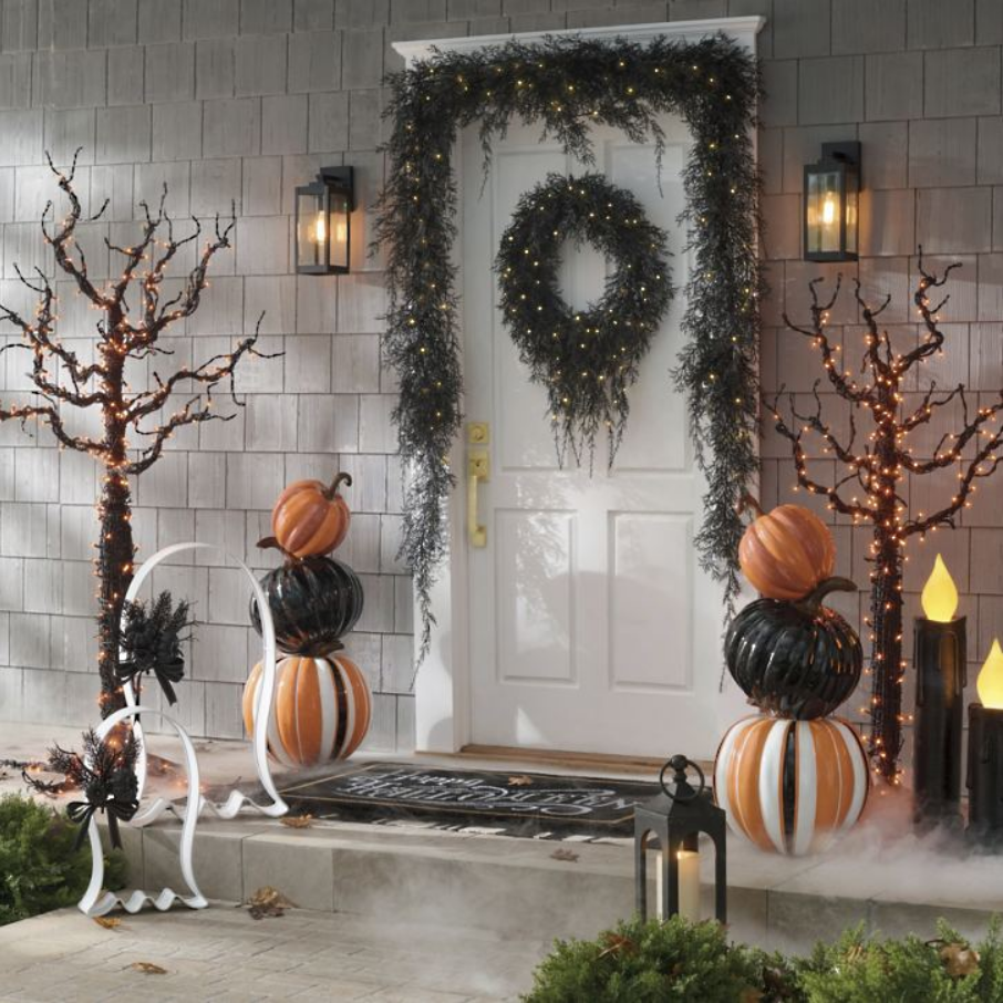 Grandin Road Oversized Ghost Cutout, Set of Two
