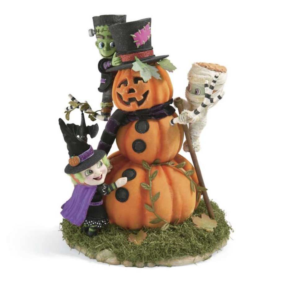Grandin Road Katherine's Collection Pumpkin Snowman Display