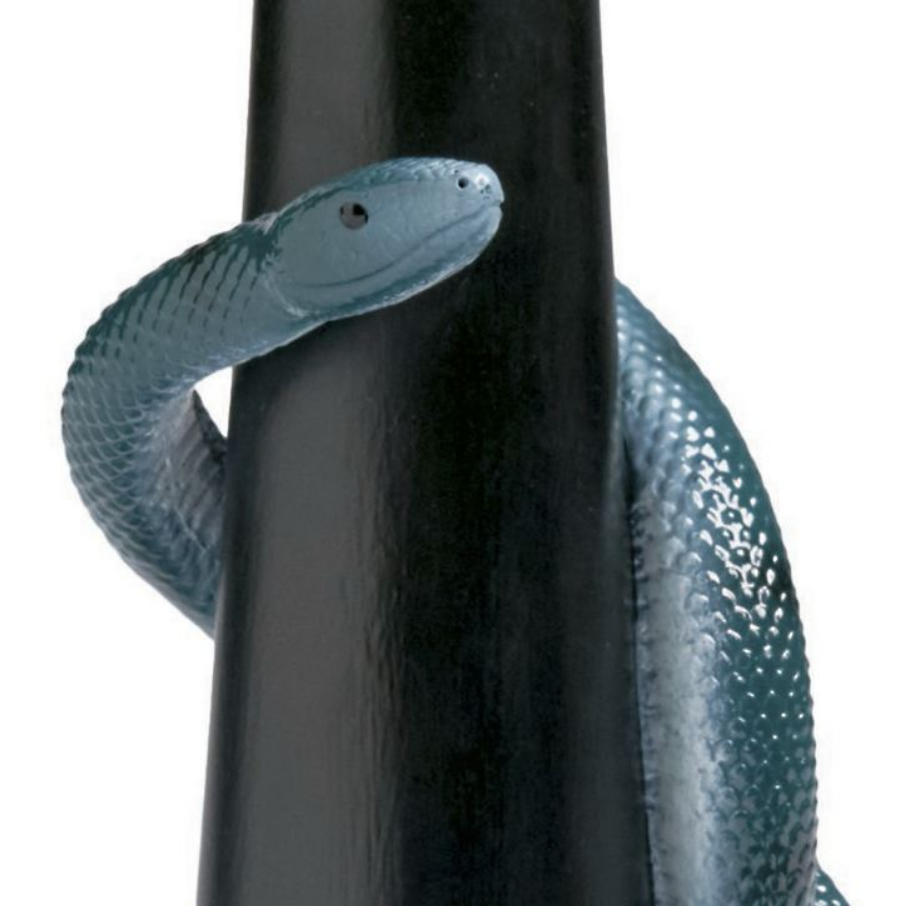 Grandin Road Sleek Snake Lit Candle, Set of Two