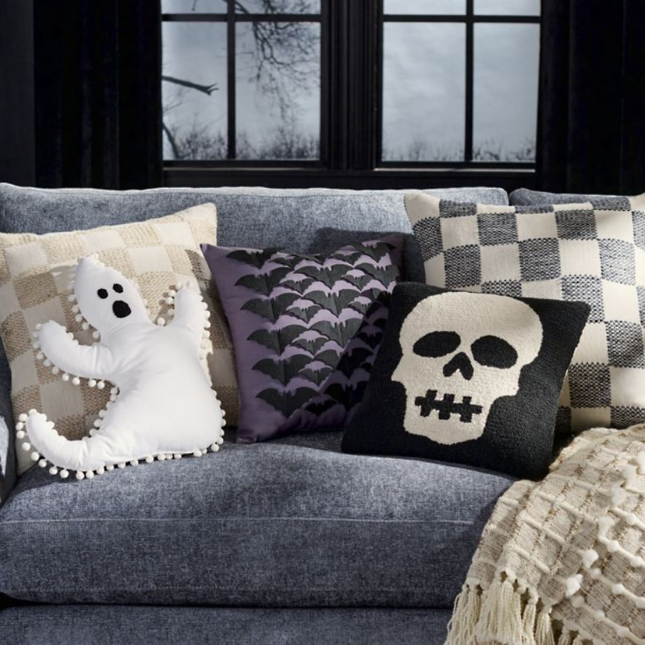 Grandin Road Dimensional Bats Pillow