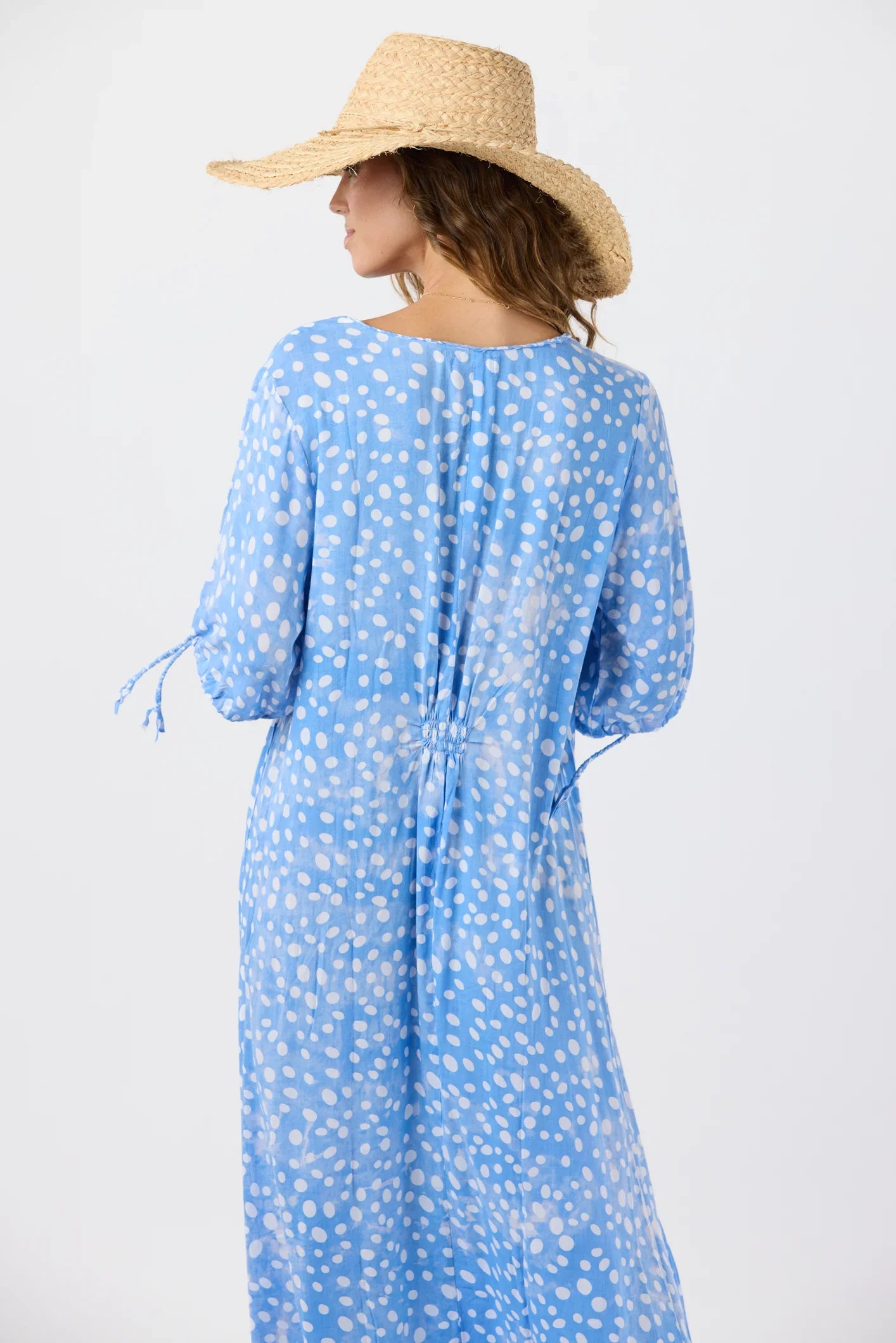 Tiare Hawaii Todos Santos Maxi Dress - Pebbles Chambray