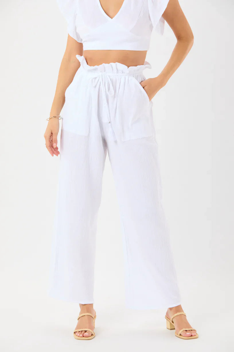 Tiare Hawaii Tristan Pant - White